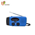 Multifunctional Waterproof Emergency Power USB Charger Solar Hand Crank Dynamo Portable AM/FM Radio Built-In Speaker Flashlight